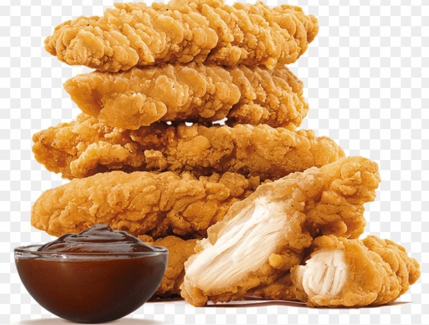 3 pc Large Chicken Strips/ Dipping Sauce, Fries, Drink Taste N C Kitchen